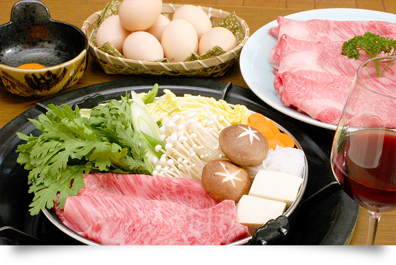 甲州牛和こう 甲州牛すき焼き