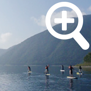 本栖湖アクティビティセンターのSUP写真7
