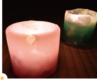 トータルビューティーサロンカネマルのキャンドル1