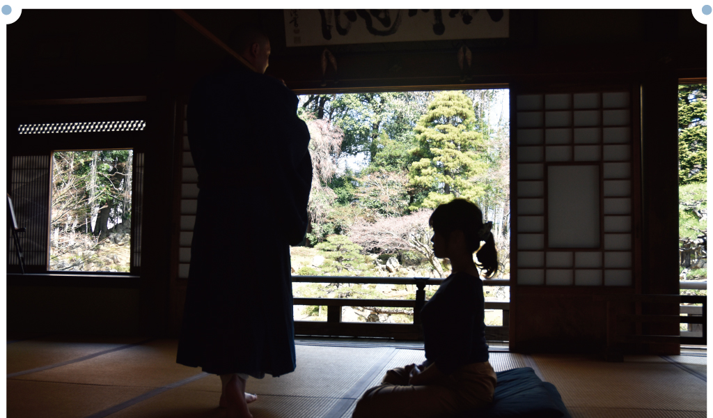 恵林寺の坐禅1
