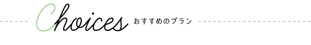 choices おすすめのプラン