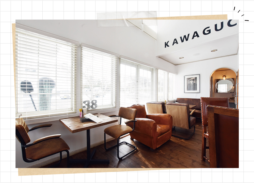 38KAWAGUCHIKOの店内