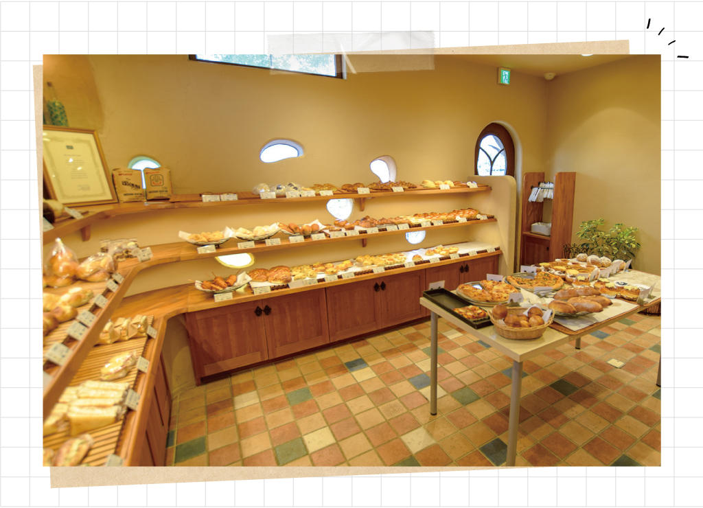 Bakery&Cafe ESOLAの店内