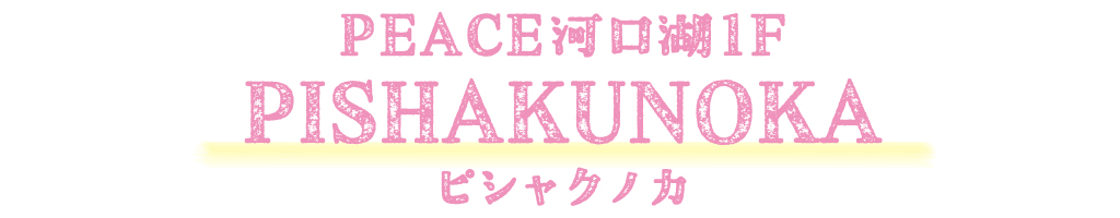 PEACE河口湖1F PISHAKUNOKA ピシャクノカ