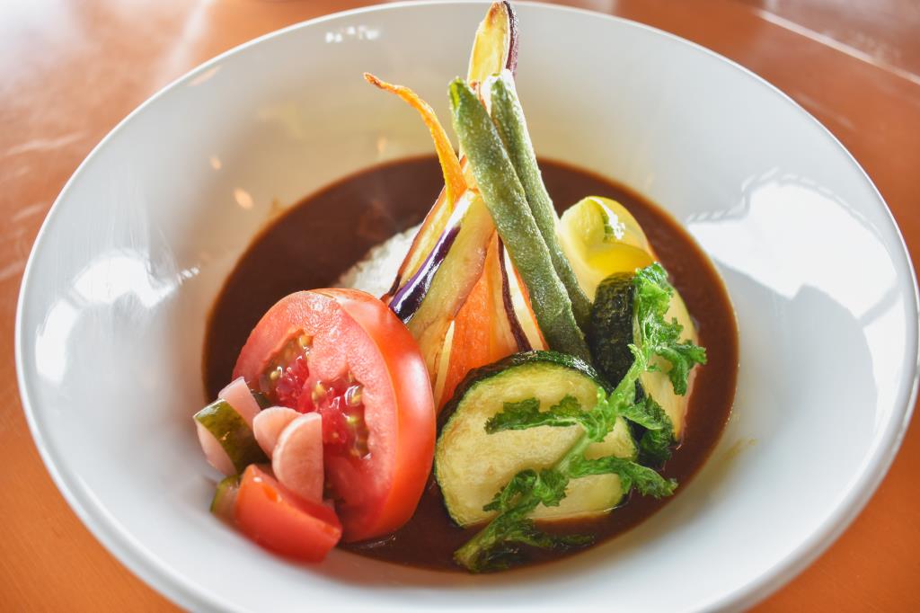 あけの農さん物直売所 軽食レストラン 北杜市 カレー 1