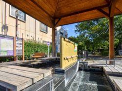 石和小林公園足湯「いさわ宿」 笛吹市 公園 3