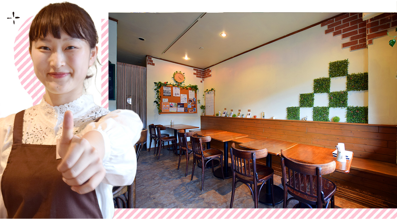 cafe sowersの店内