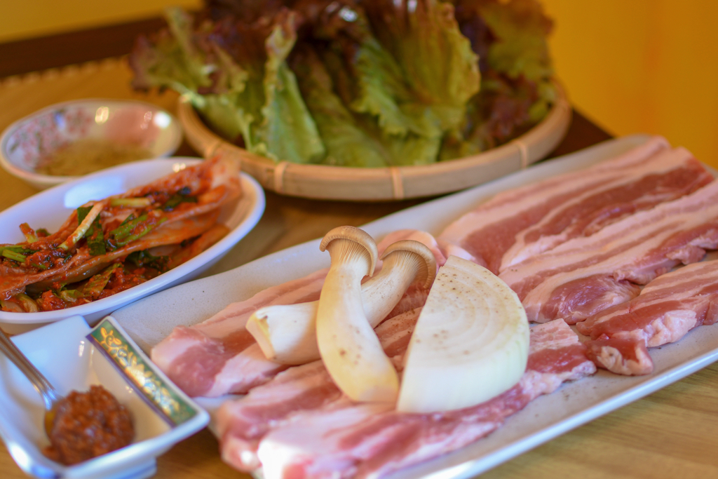 韓国料理 ジャーメのサムギョプサル