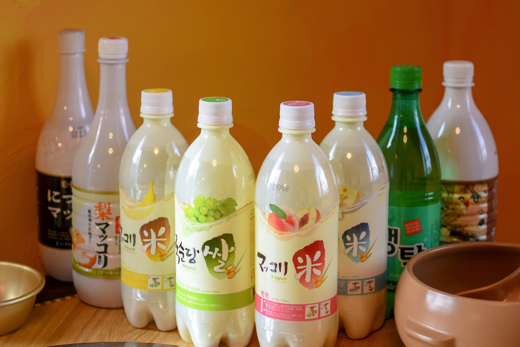 韓国料理 ジャーメのマッコリ
