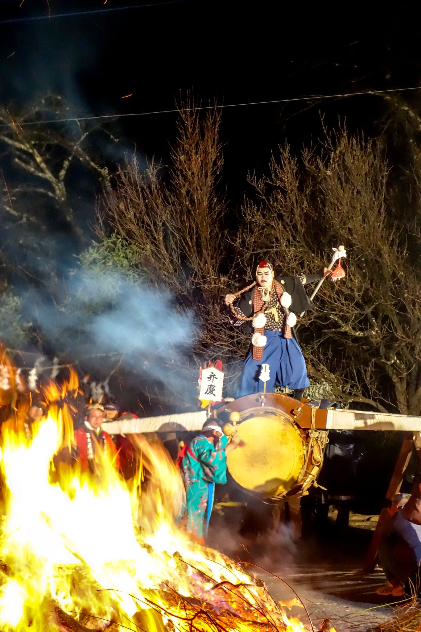 藤木道祖神祭 太鼓乗り（甲州市指定 無形民俗文化財） 甲州市 祭り 1