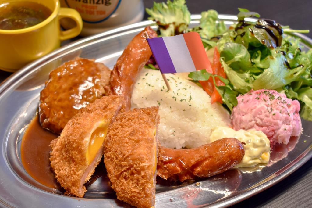 やみつきハムカツ 洋食喫茶 さはんじ 甲州市 洋食 1