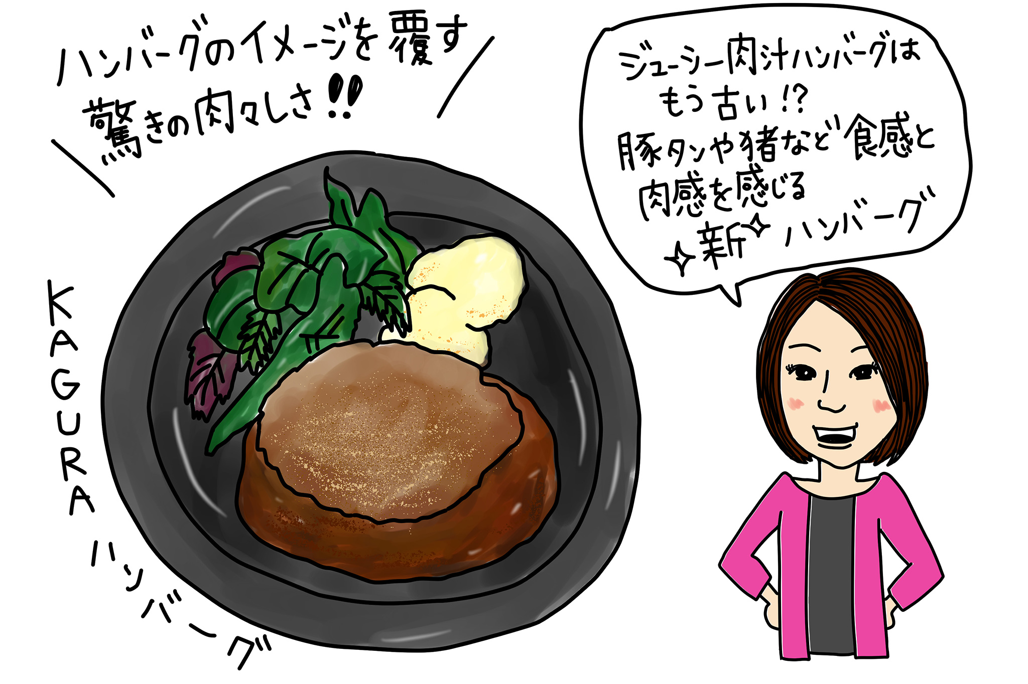 手作りハンバーグ