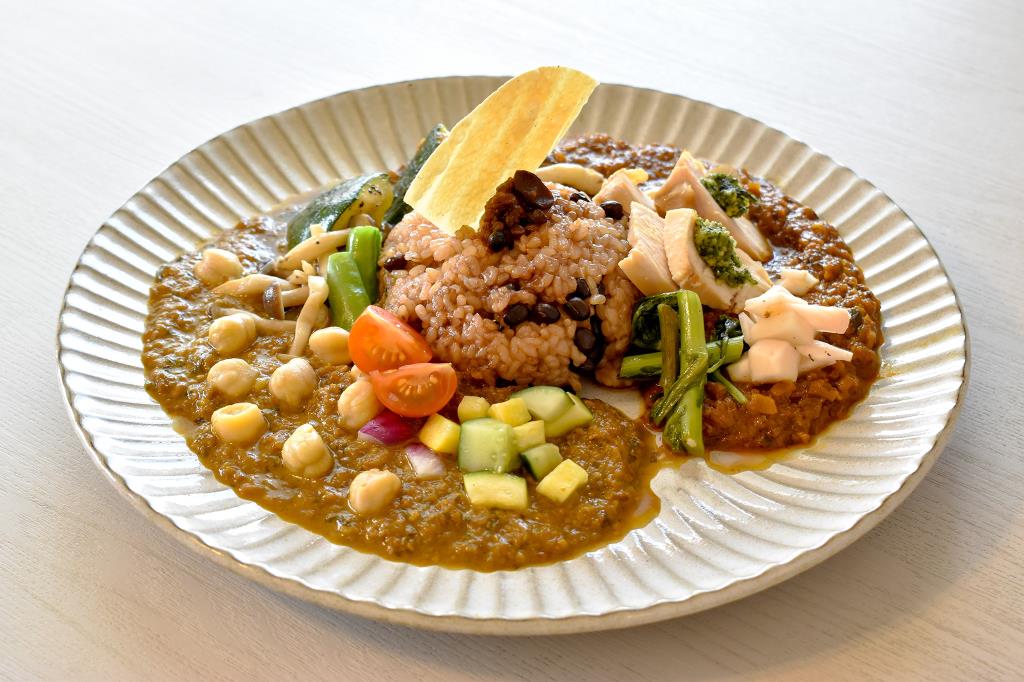 Waku Chu Gyu Cafe 甲府市 カレー オーガニック 自然食 1