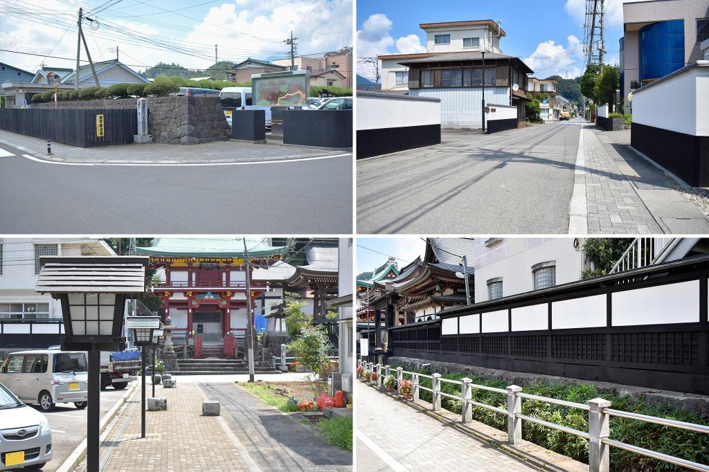 都留市谷村町が城下町テイストに