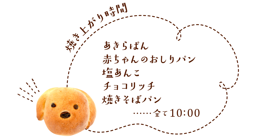 焼き上がり時間
