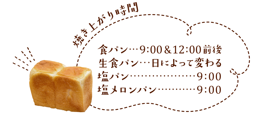 焼き上がり時間