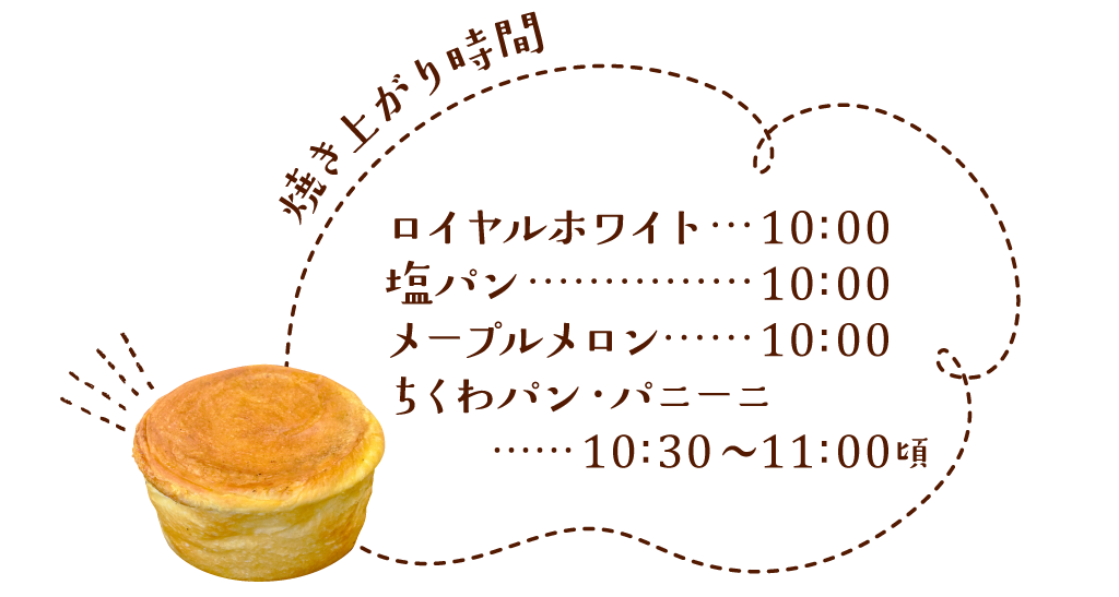 焼き上がり時間