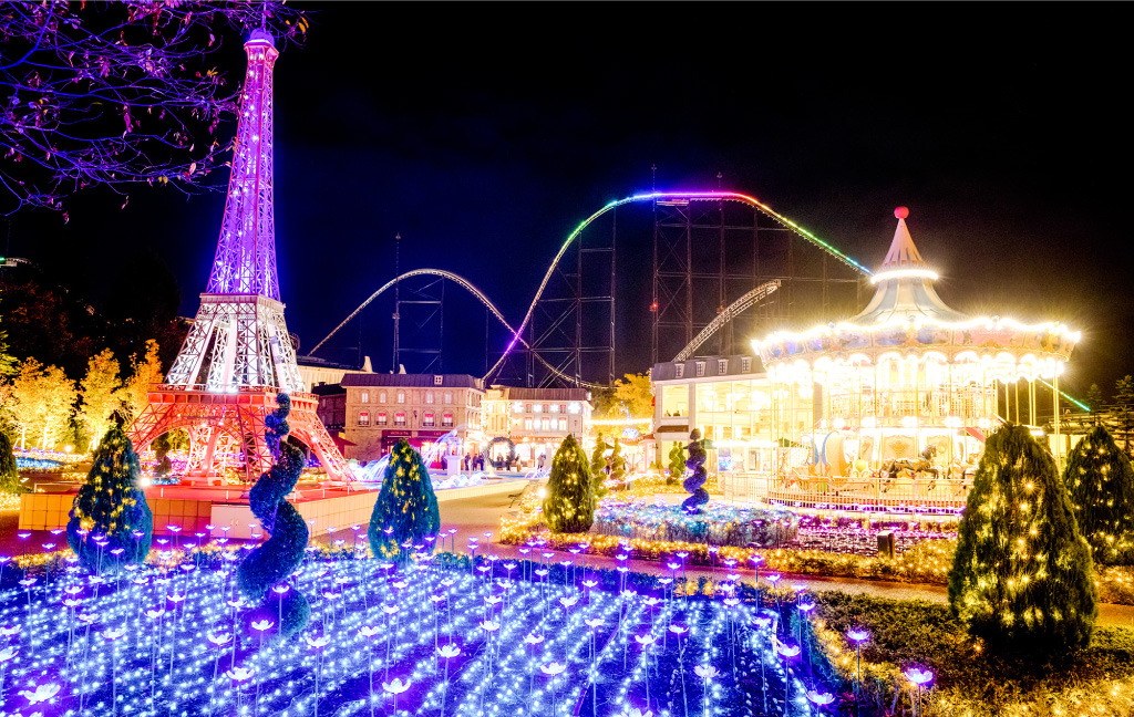 リサとガスパールタウンのイルミネーションの写真2