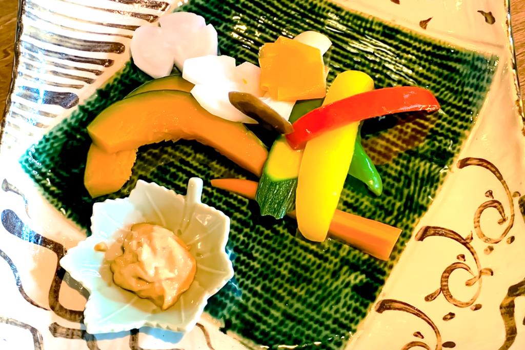 蚕室カフェ 中央 和食