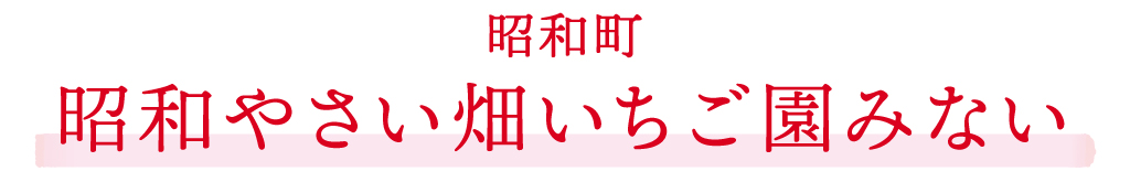 いちご園みない