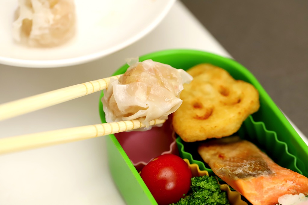 鮭とシューマイ弁当 レシピ工程3-2