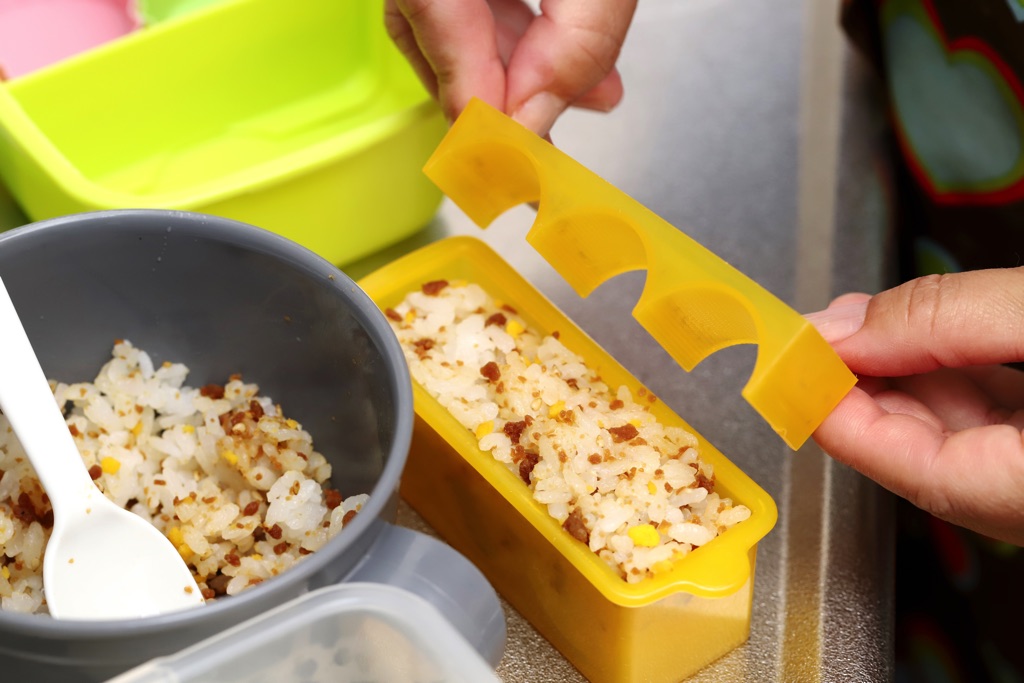 ミニ俵むすびの洋風お弁当 レシピ工程1-1