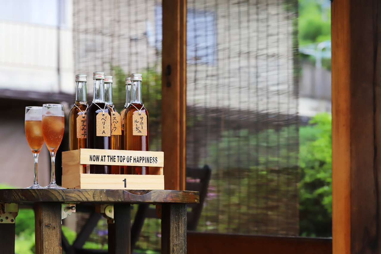 Katsunuma縁側茶房のぶどうジュース
