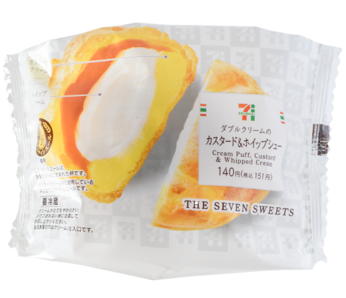 ダブルクリームのカスタード＆ホイップシュー