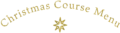 クリスマスコースメニュー