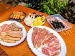 北杜市 フィッシングエリアやま里 釣り堀 バーベキュー2