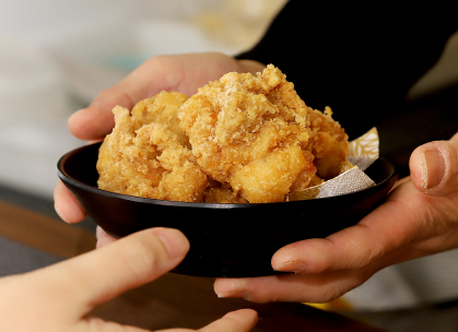 麺屋 甲武信（こぶし）の唐揚げ