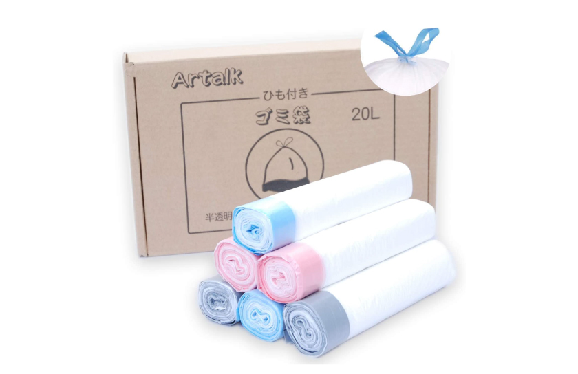 Artalk ひも付きゴミ袋 20L