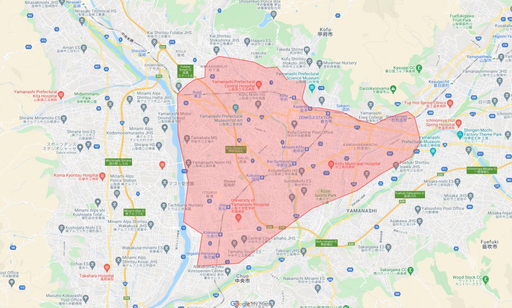Uber Eats（ウーバーイーツ）山梨でもスタート