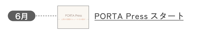 2019年6月 PORTA Pressスタート