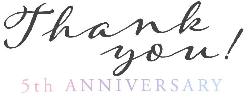 Thank you 5th anniversary