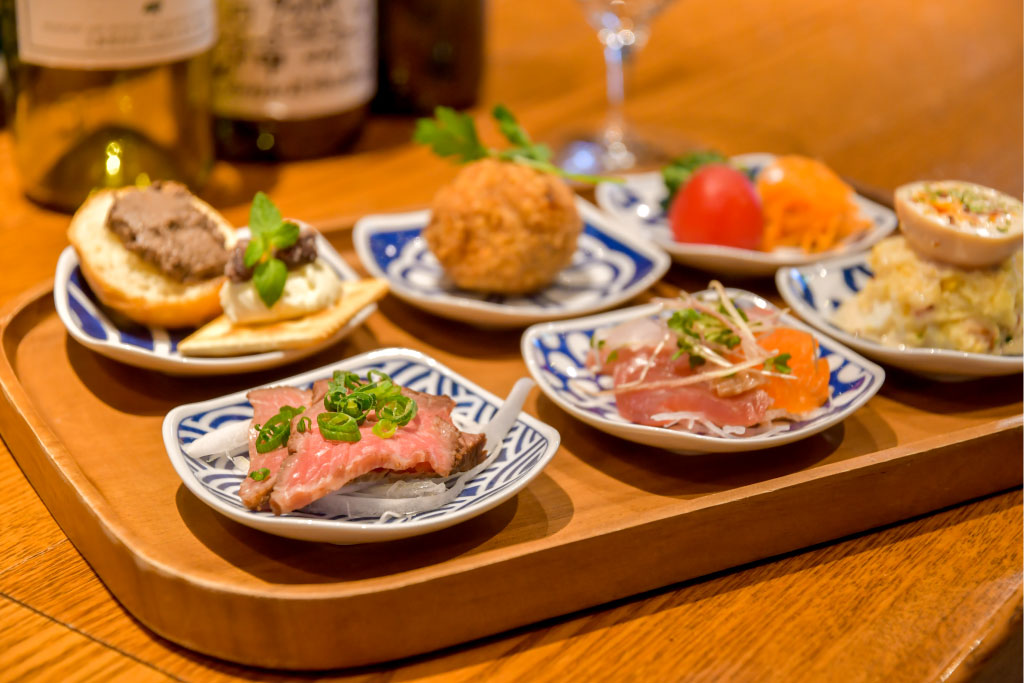 炭・肉と旬野菜 kazan（カザン）料理1