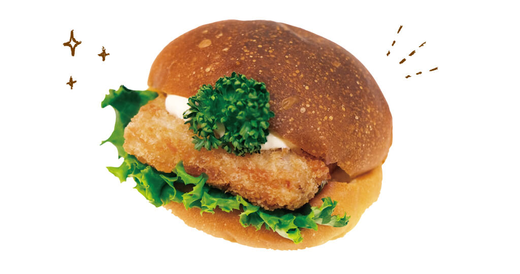 フィレオフィッシュバーガー　キリヌキ