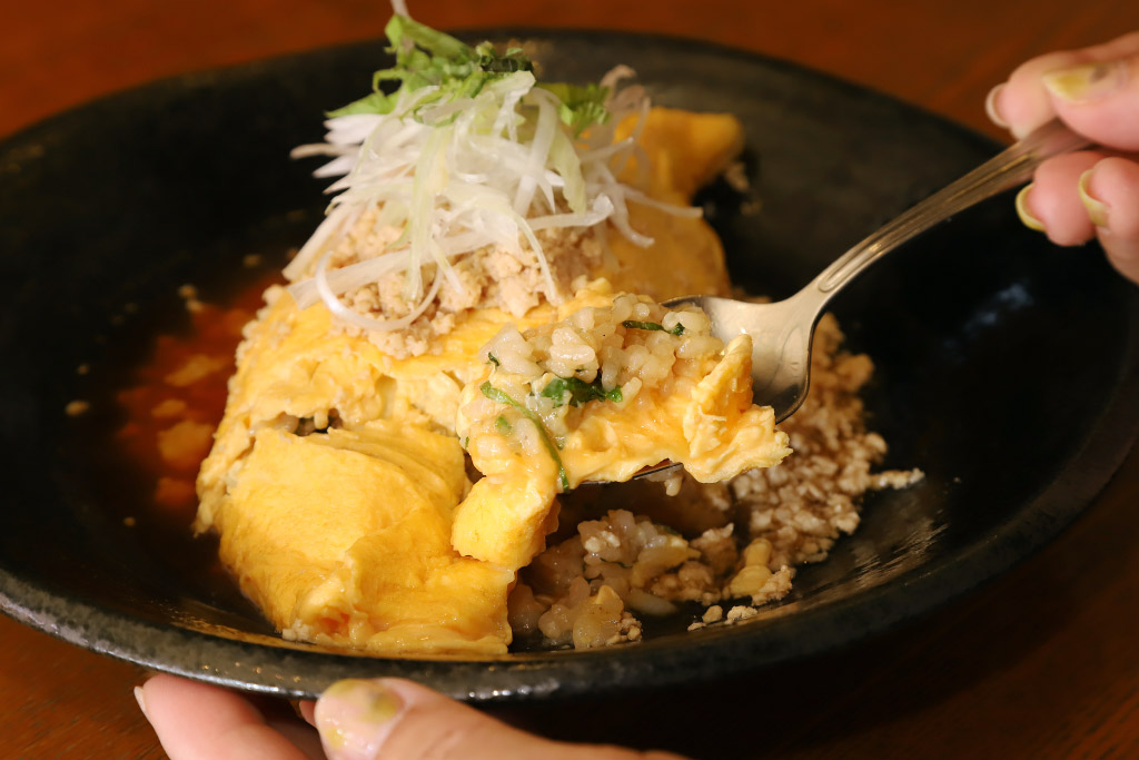 和風洋食屋 紙ひこうきのオムライス3