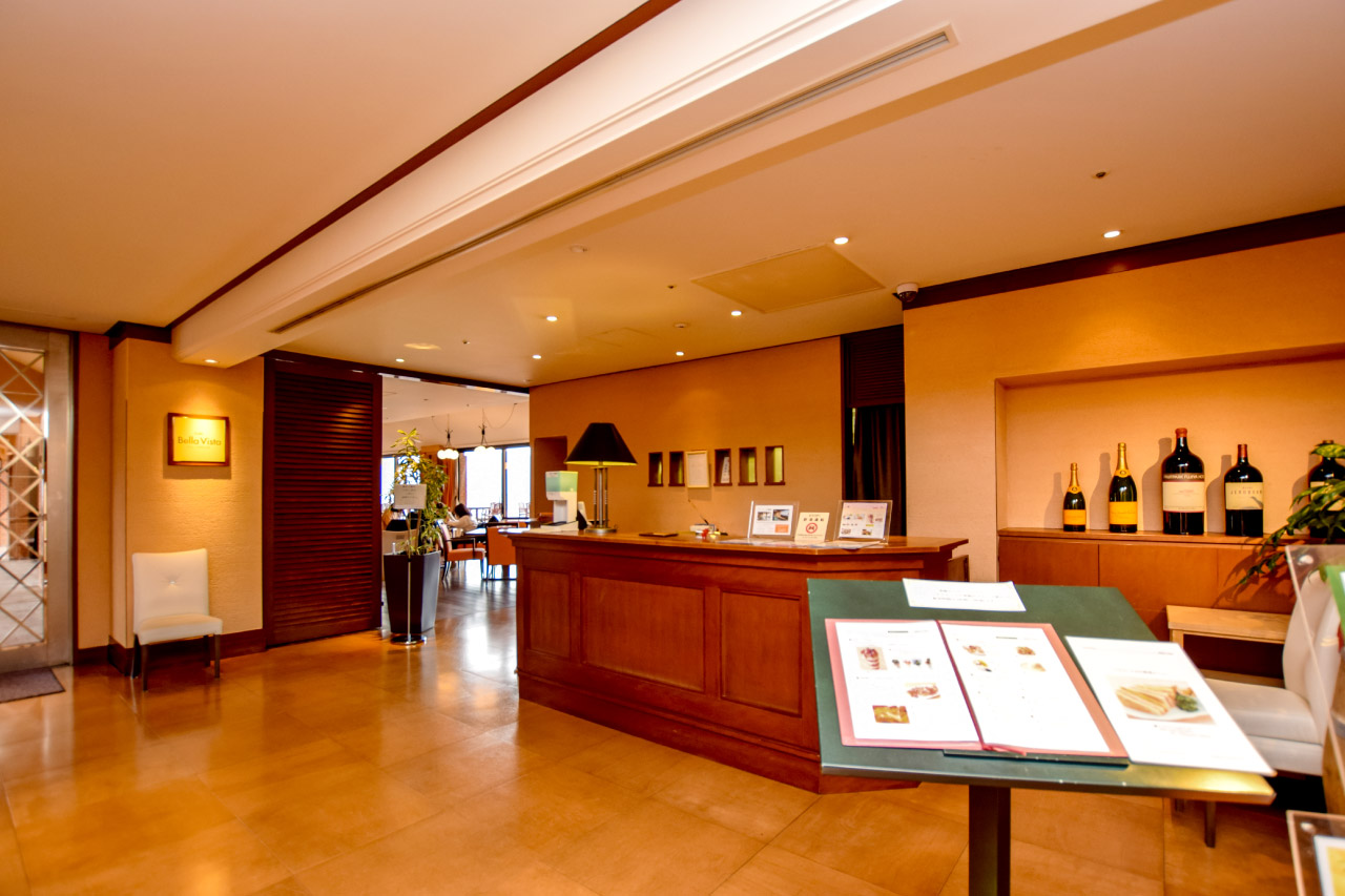 フルーツパーク富士屋ホテル フルーツカフェ ベラヴィスタの店内