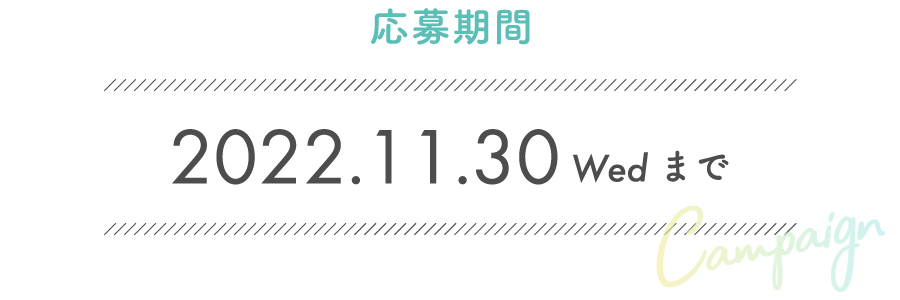 応募期間／2022.11.30まで