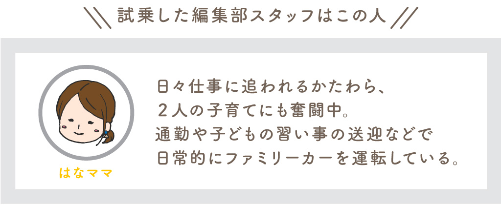 試乗したのはこの人 プロフィール