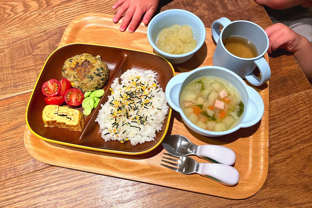 おうちゃん／5種の国産お野菜ハンバーグ