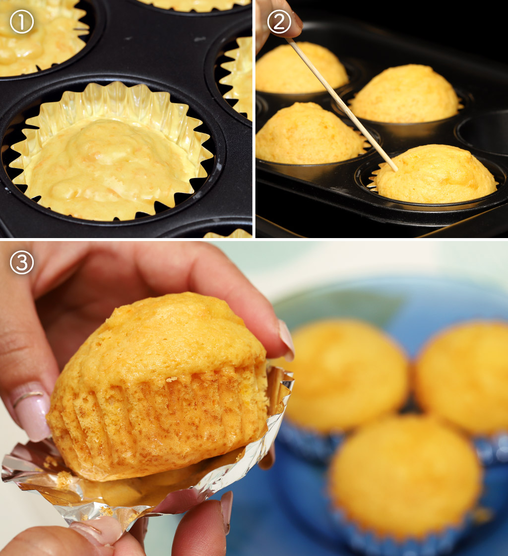 にんじんマフィン レシピ工程3
