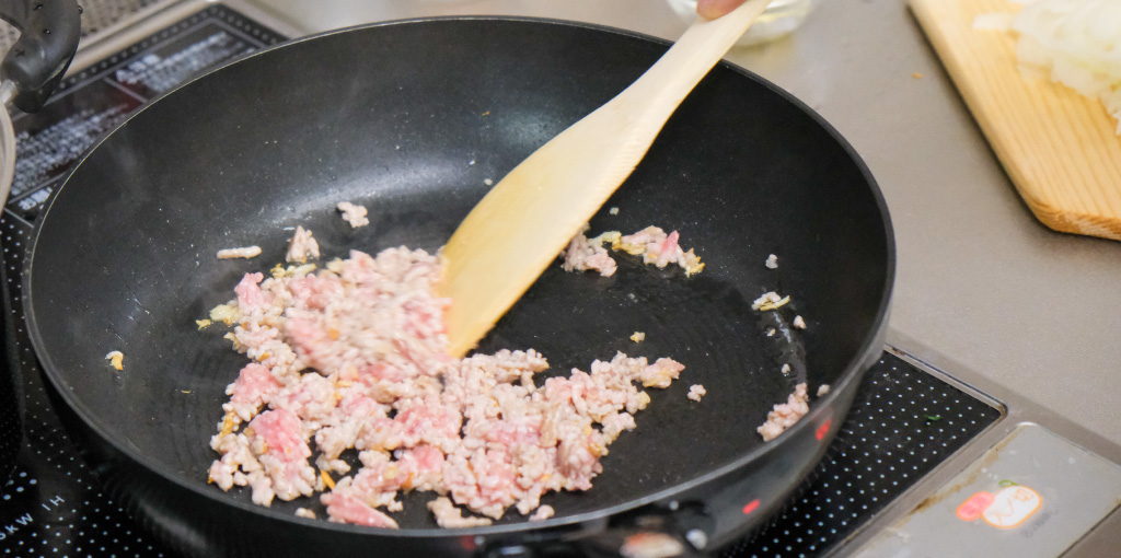 ごぼうのクリームパスタ レシピ工程1