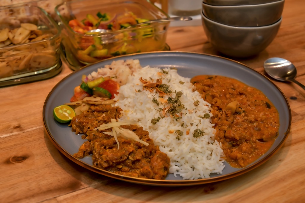 CURRY OUT（カリーアウト）のワンプレートスパイスカレー1