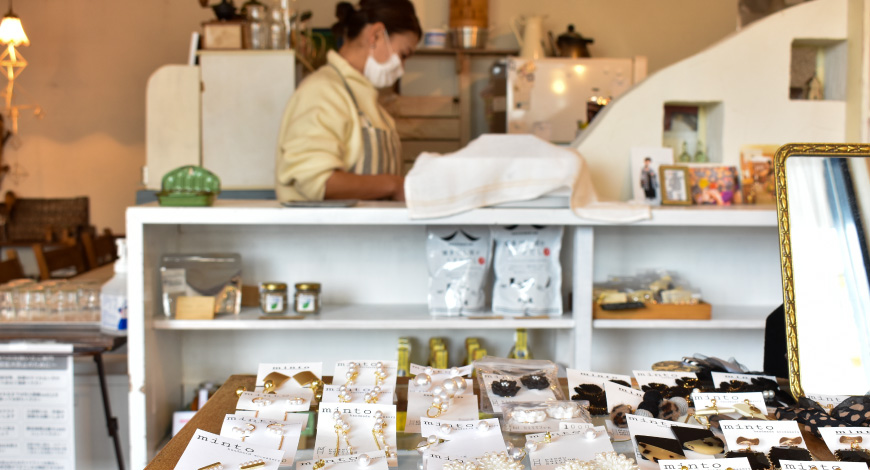 Café minto（カフェミント）の店内