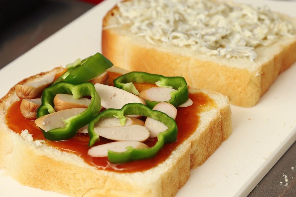 しらすトースト＆カレーピザトースト レシピ4