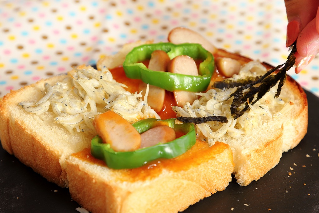 しらすトースト＆カレーピザトースト レシピ5