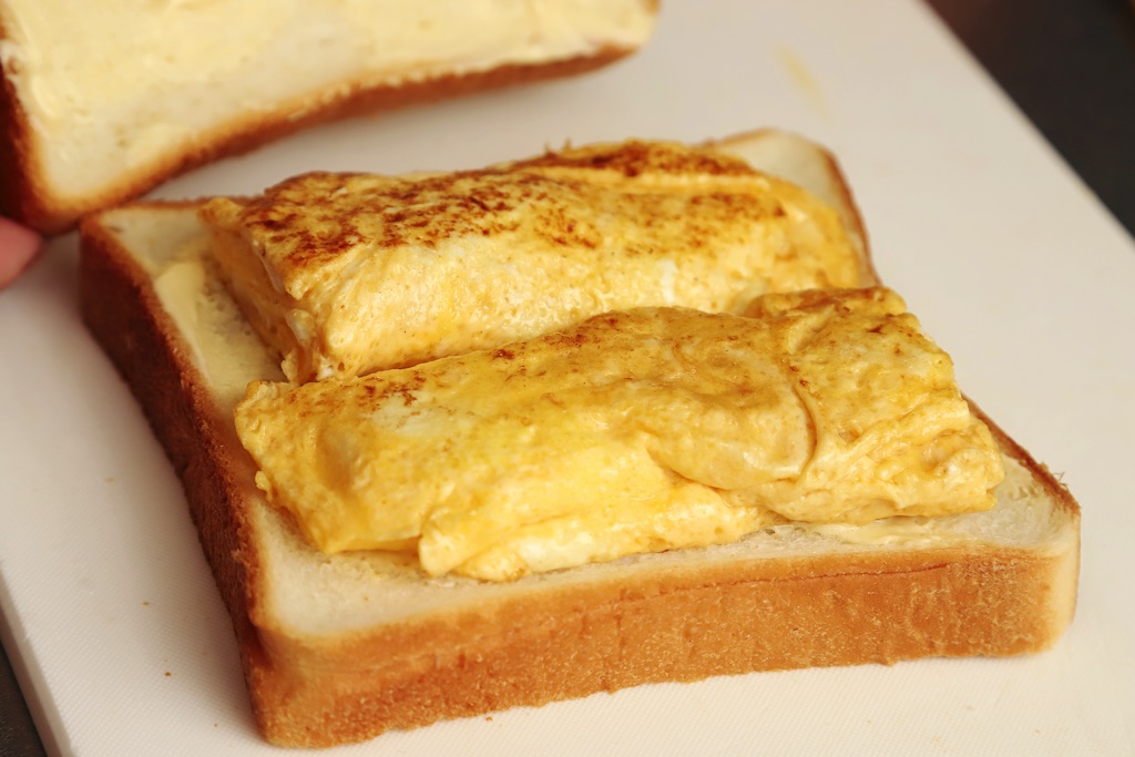 白だしの厚焼き玉子サンド レシピ3