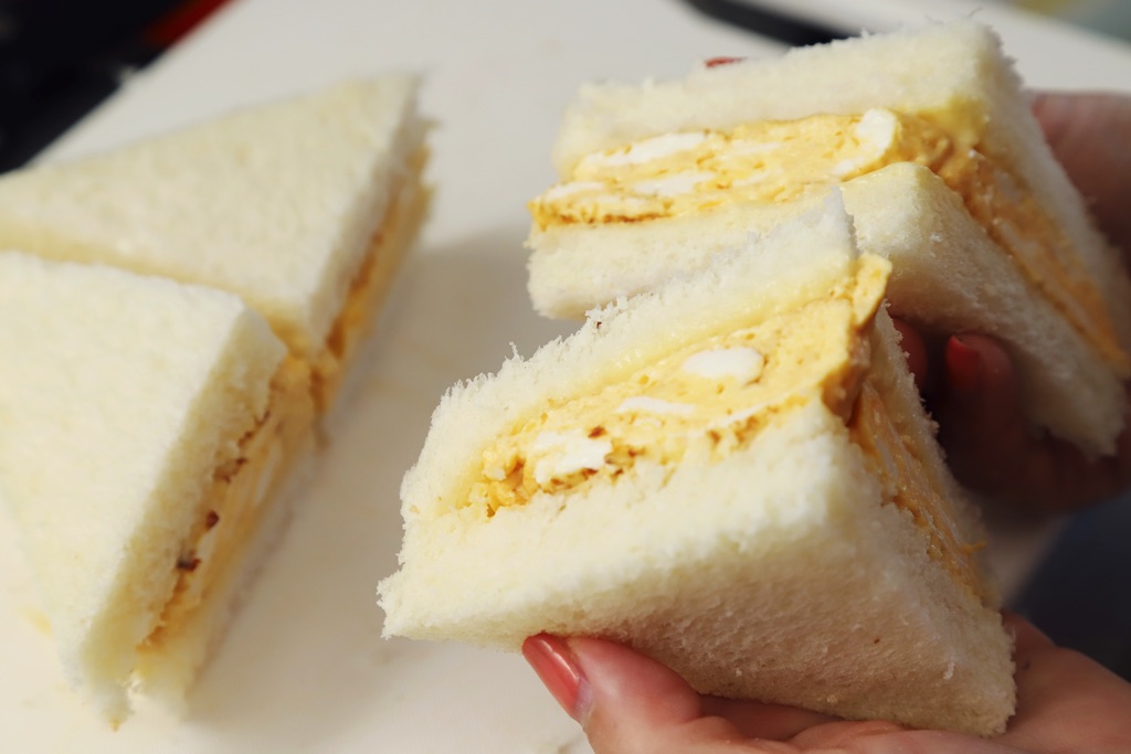白だしの厚焼き玉子サンド レシピ5